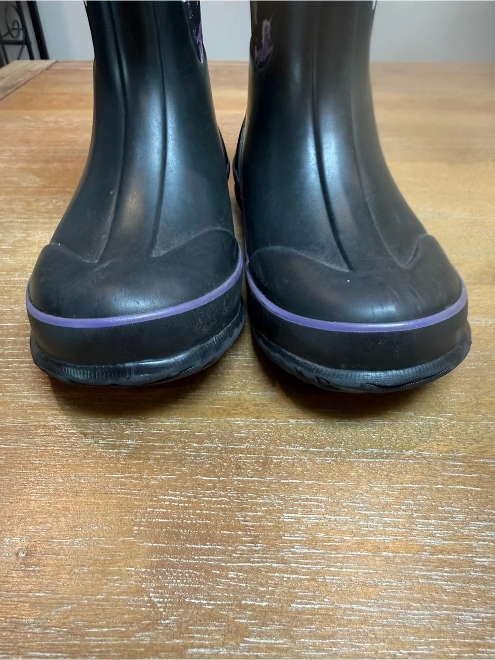 Bogs Classic Kids Winter Boot Waterproof Insulated Black Purple Unicorn Size 3